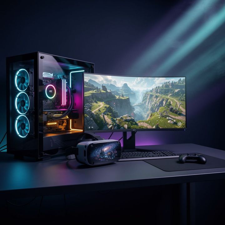 Gaming PCs, Cloud gaming, Game engines, VR gaming